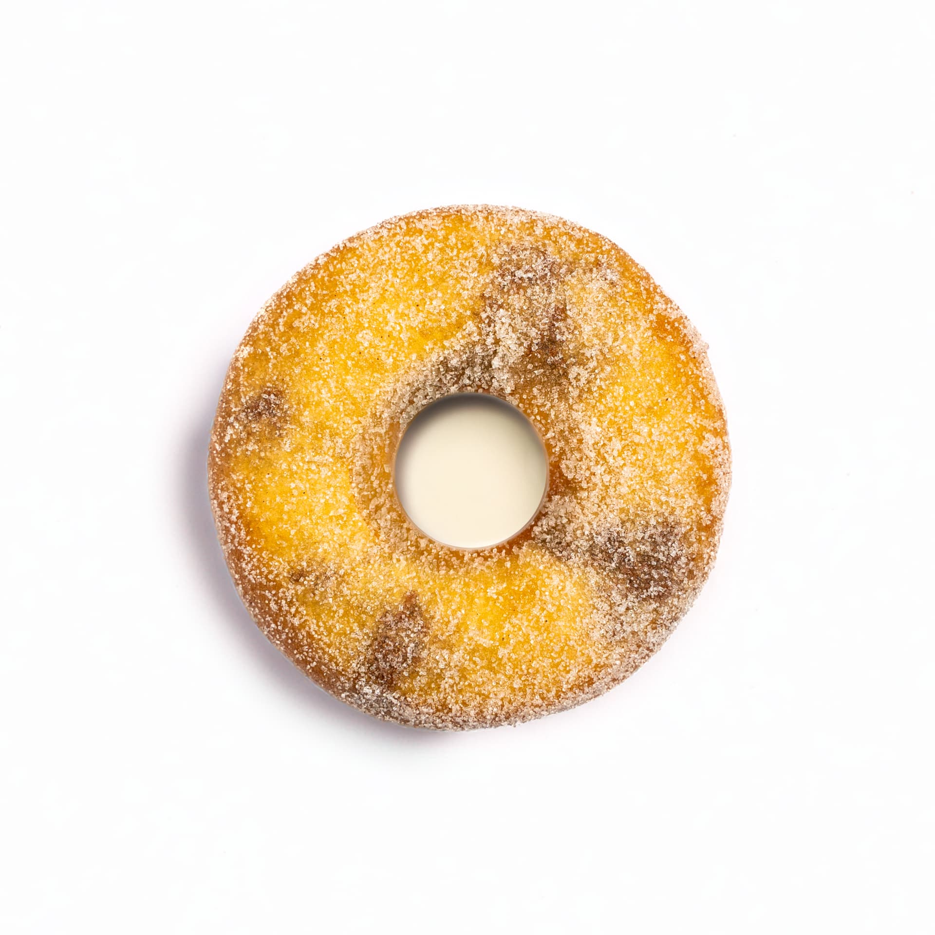 Cinnamon-sugar Nutella filled donut