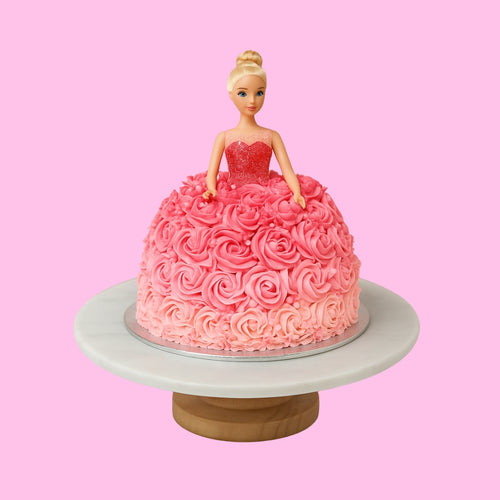 Barbie ice cream cake