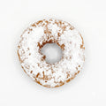 Cinnamon Snow donut dusted with icing sugar