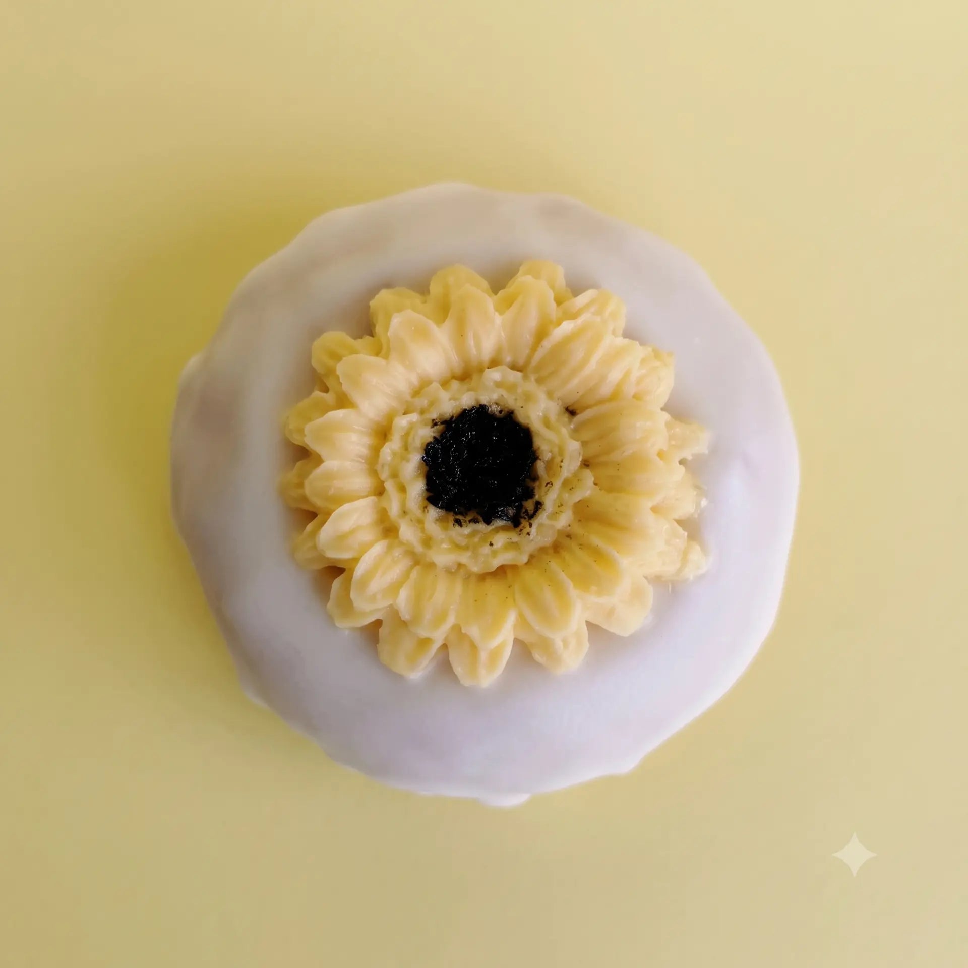 Mother's Day yellow flower donut